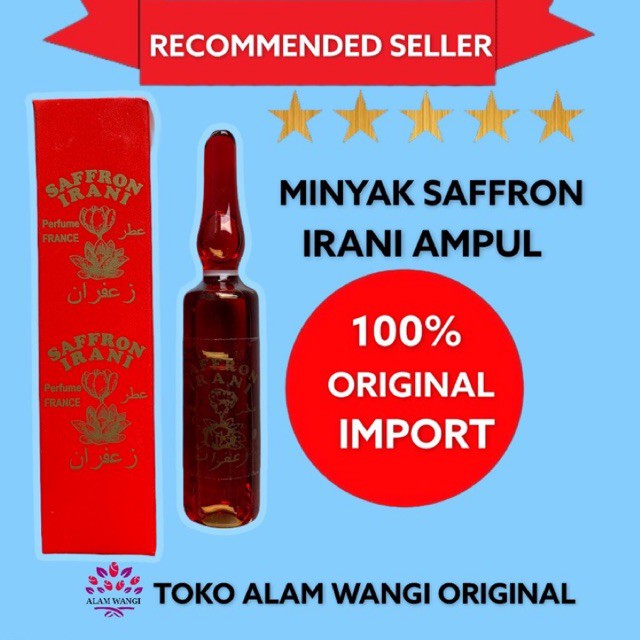 Minyak wangi jafaron zafaron saffron irani jumbo