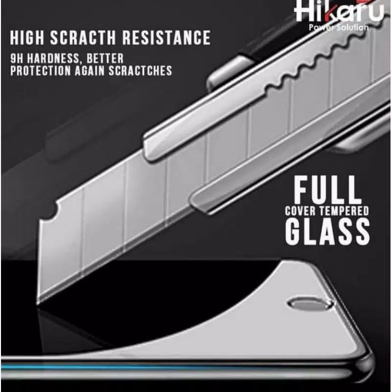 Hikaru Tempered Glass Xiaomi Mi 10T/Mi 10T Pro Full Cover AntiGores Kaca Screen Protector