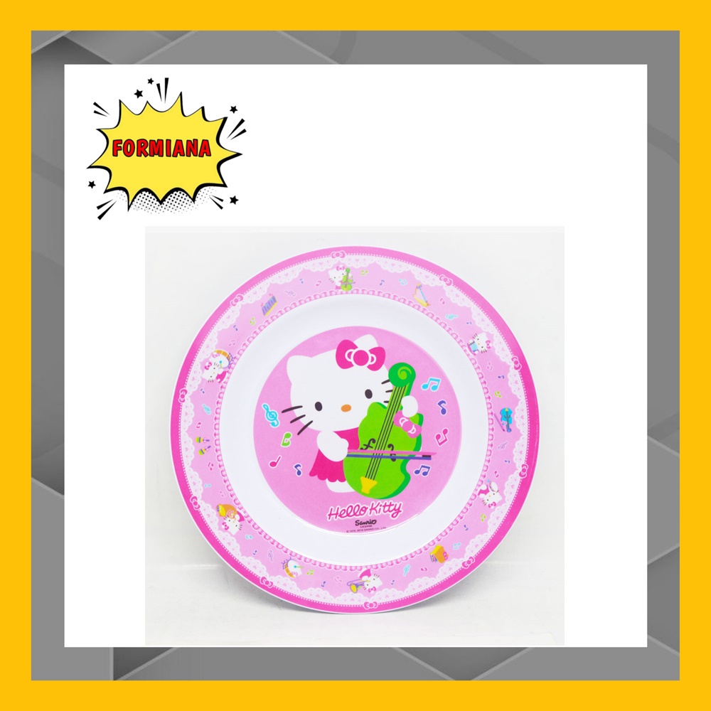 FM - Vanda Hello Kitty Piring Makan 9&quot; Melamin SNI