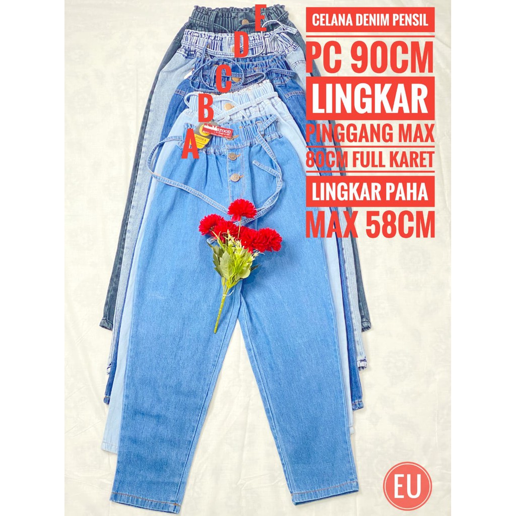

Celana denim pensil kode EU