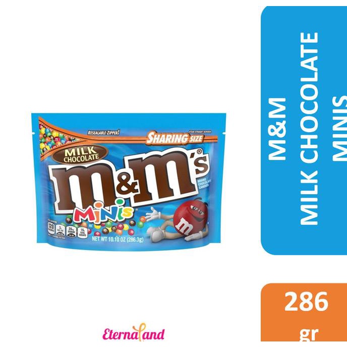

M&M Minis Milk Chocolate Sharing Size Cokelat Susu M&M Minis Impor Usa