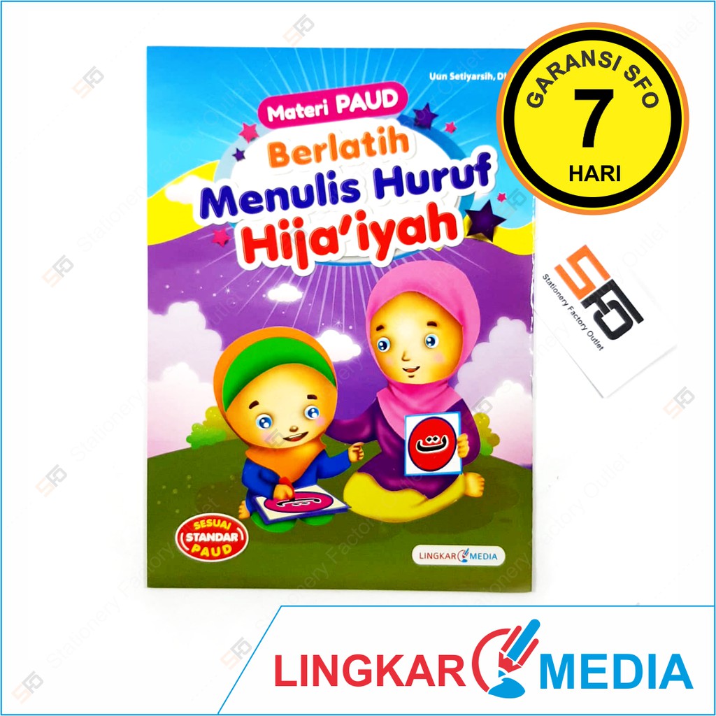 Buku Menulis Huruf Hijaiyah - Materi Aktivitas Anak PAUD