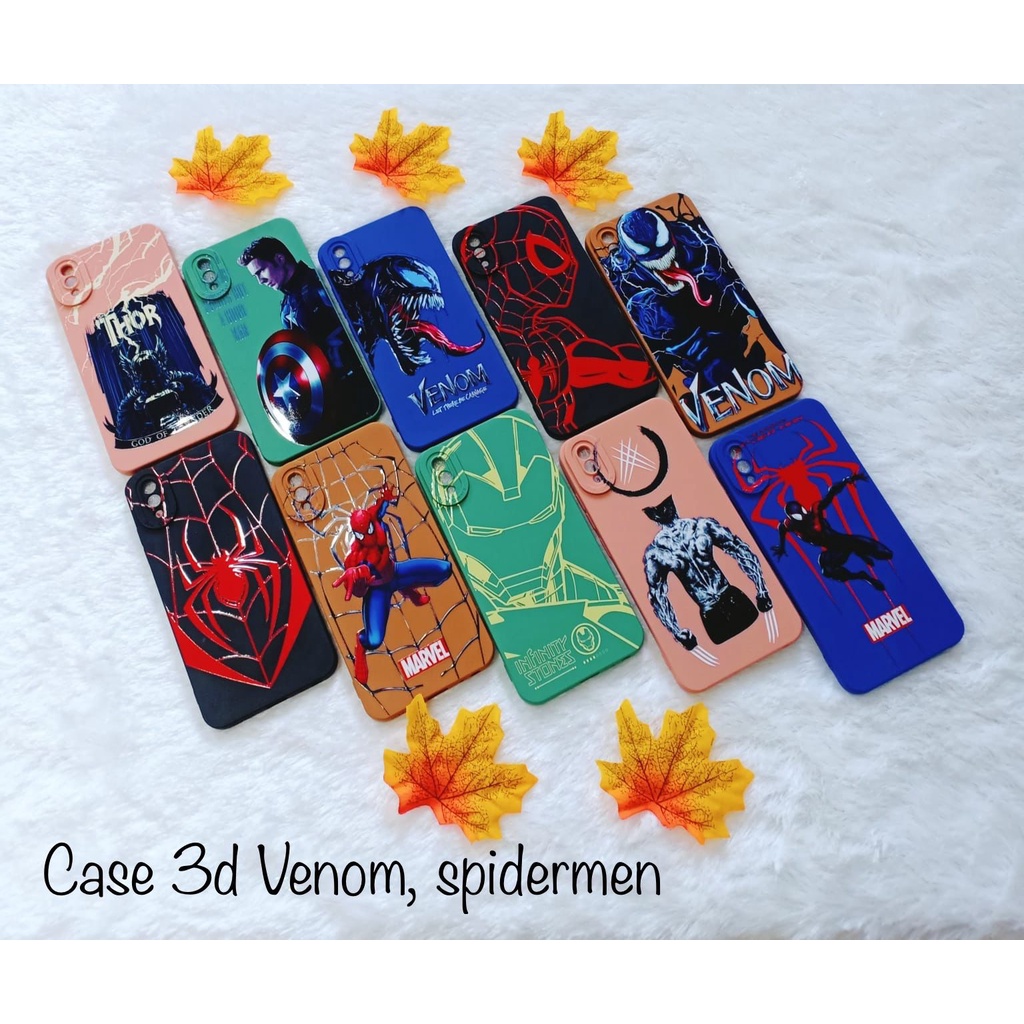 Soft Case Macaron Samsung Galaxy A12 / A13 / A22 / A32 / A33 / A53 / A72 / A52 Karakter Marver Spide
