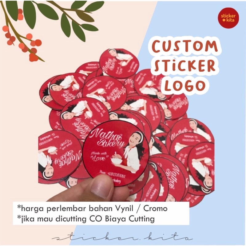 

STICKER LOGO PRODUK CUSTOM // LEMBARAN/SUDAH CUTTING STICKER.KITA