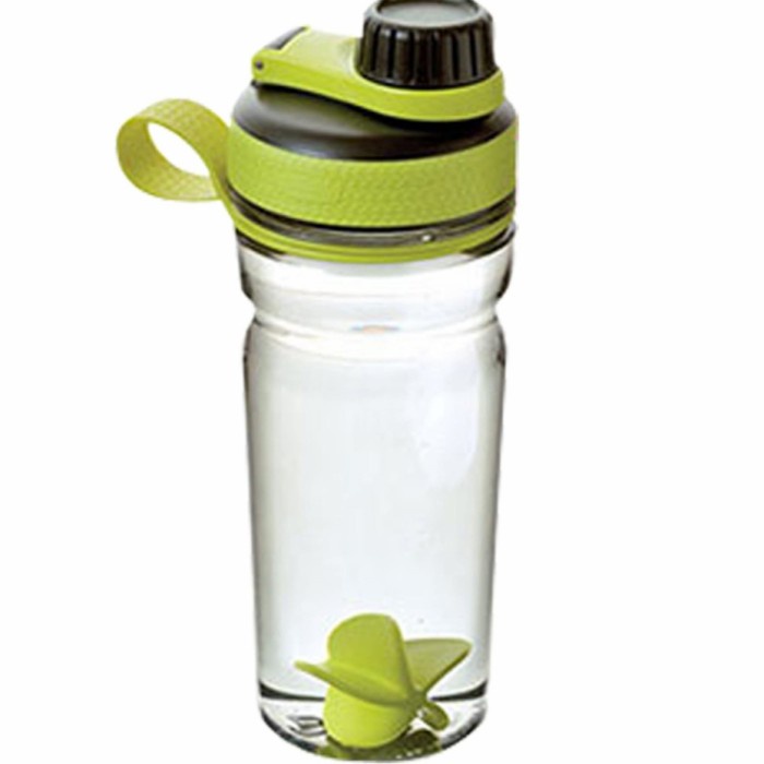 Rubbermaid 600 Ml Botol Shaker - Hitam/Hijau bn17
