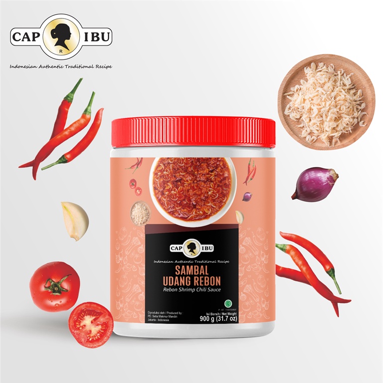 Sambal Udang Rebon Cap Ibu Kemasan Pot