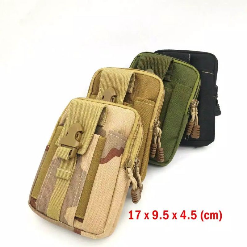 tas selempang pria model army import asli 4 warna