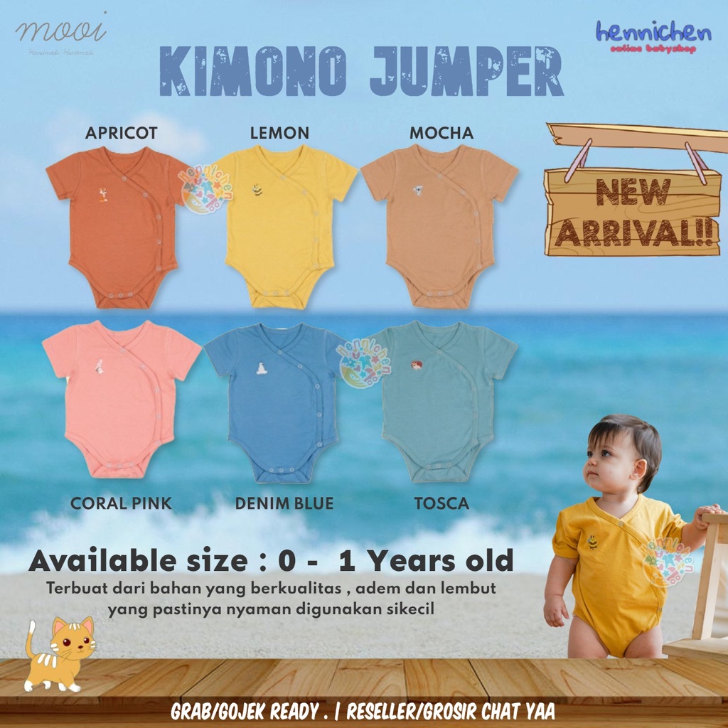 PROMO 7.7 PROMO BAJU LEBARAN MURAH MOOI KIMONO JUMPER BAYI JUMPER SEGITIGA BODYSUIT ANAK PAKAIAN BAJU ANAK 0 - 1 TAHUN