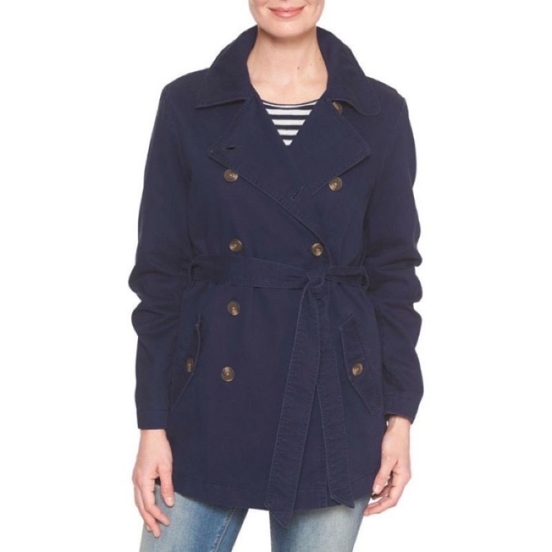 Jaket Wanita gap belted trench coat