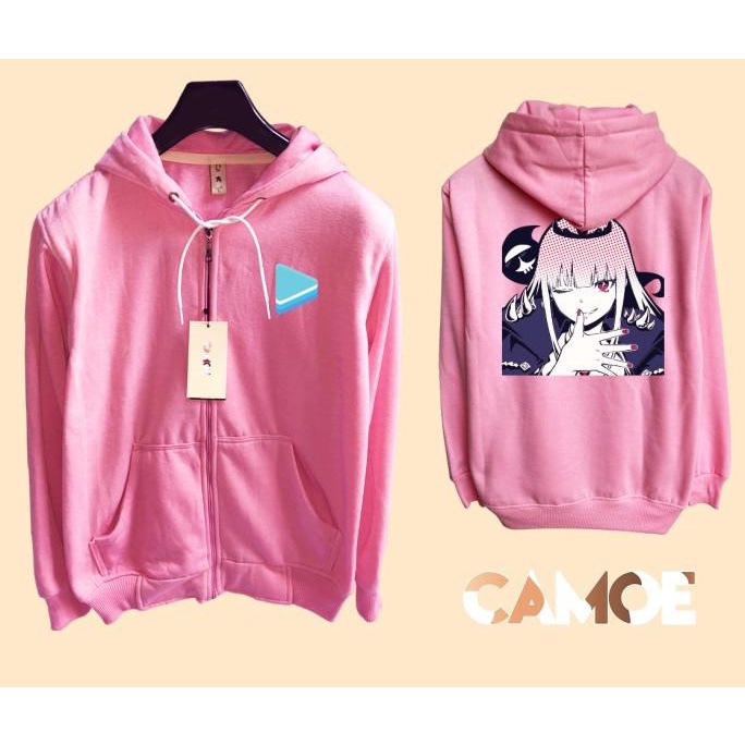 Jaket Hoodie Zipper vTuber Hololive Mori Calliope Anime