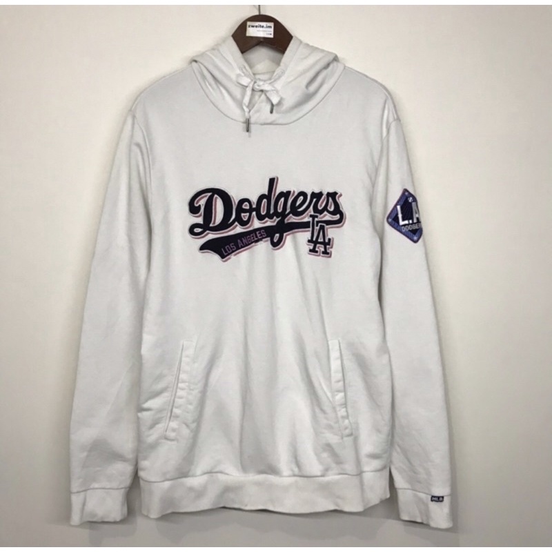 Hoodie MLB LA Dodgers putih Second