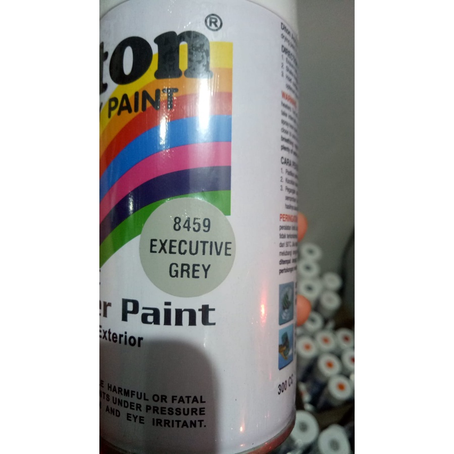 cat semprot Pilok pilox diton executive grey 8459 300CC abu muda abu soft 300cc