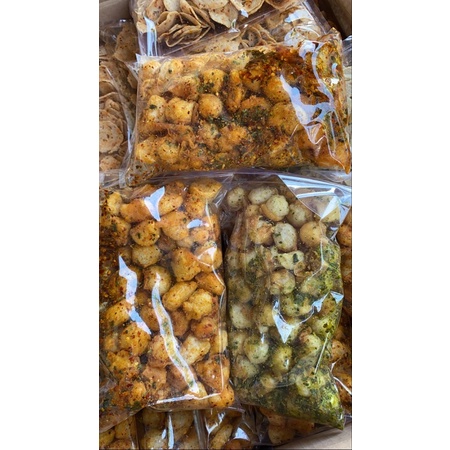 

siomay goreng viral pedas dan asin daun jeruk