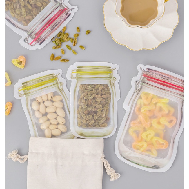 Bottle Ziplock Bags RGS - Keep Food Fresh Longer isi 10pcs