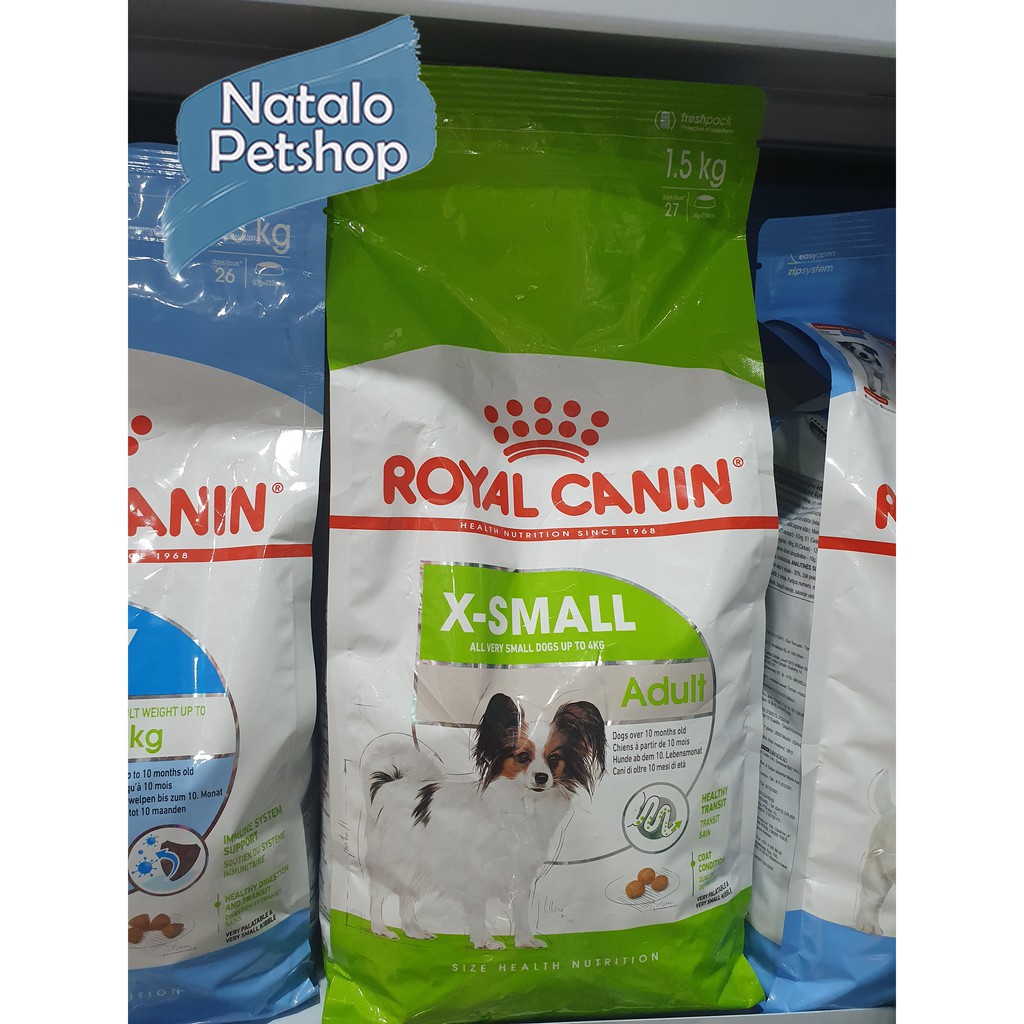 Royal Canin X-Small Adult 1.5KG/Dog Food/Makanan Anjing Super Kecil