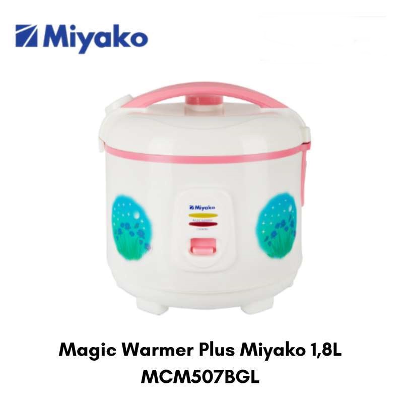 Miyako Rice Cooker MCM507-BGL – Magic Com 1.8 Liter 3in1 395 Watt / Penanak Nasi