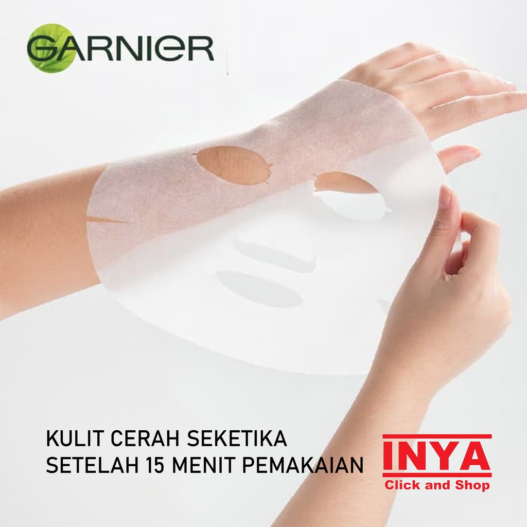 GARNIER SERUM MASK LIGHT COMPLETE BRIGHT UP 30gr - Masker Wajah