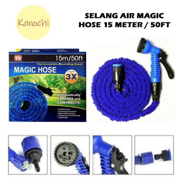 Selang Taman dan Rumah Magic X Hose 15 Meter 50 Feet