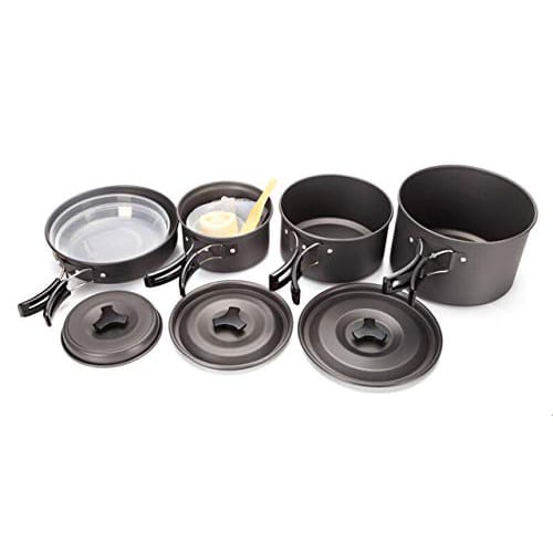 [COD] Cooking set DS 500 - alat masak set praktis - panci camping set - cooking set camping - cooking set outdoor - alat masak set camping