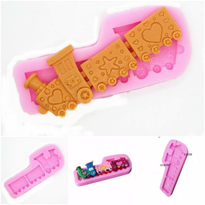 cetakan silikon  kereta api