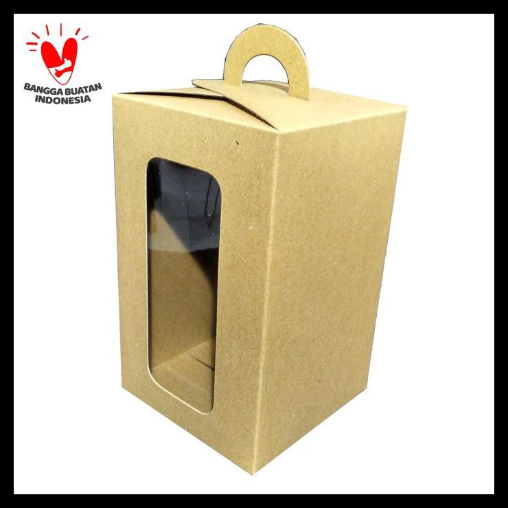 

0 41220 | Toples Dus, Gift Box, Gable Box, Kotak Kue - Cokelat