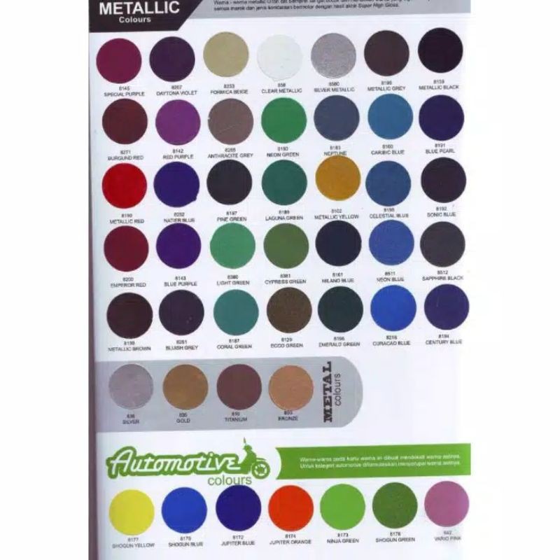 PILOX PYLOX CAT SEMPROT DITON  BANYAK WARNA HITAM/DOFF/ CLEAR /PUTIH/SILVER/BIRU/MERAH/KUNING/PINK/EPOXIY