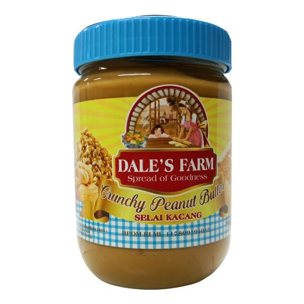 Dale’s Farm Crunchy Peanut Butter – Selai Kacang 500gr Dales Farm