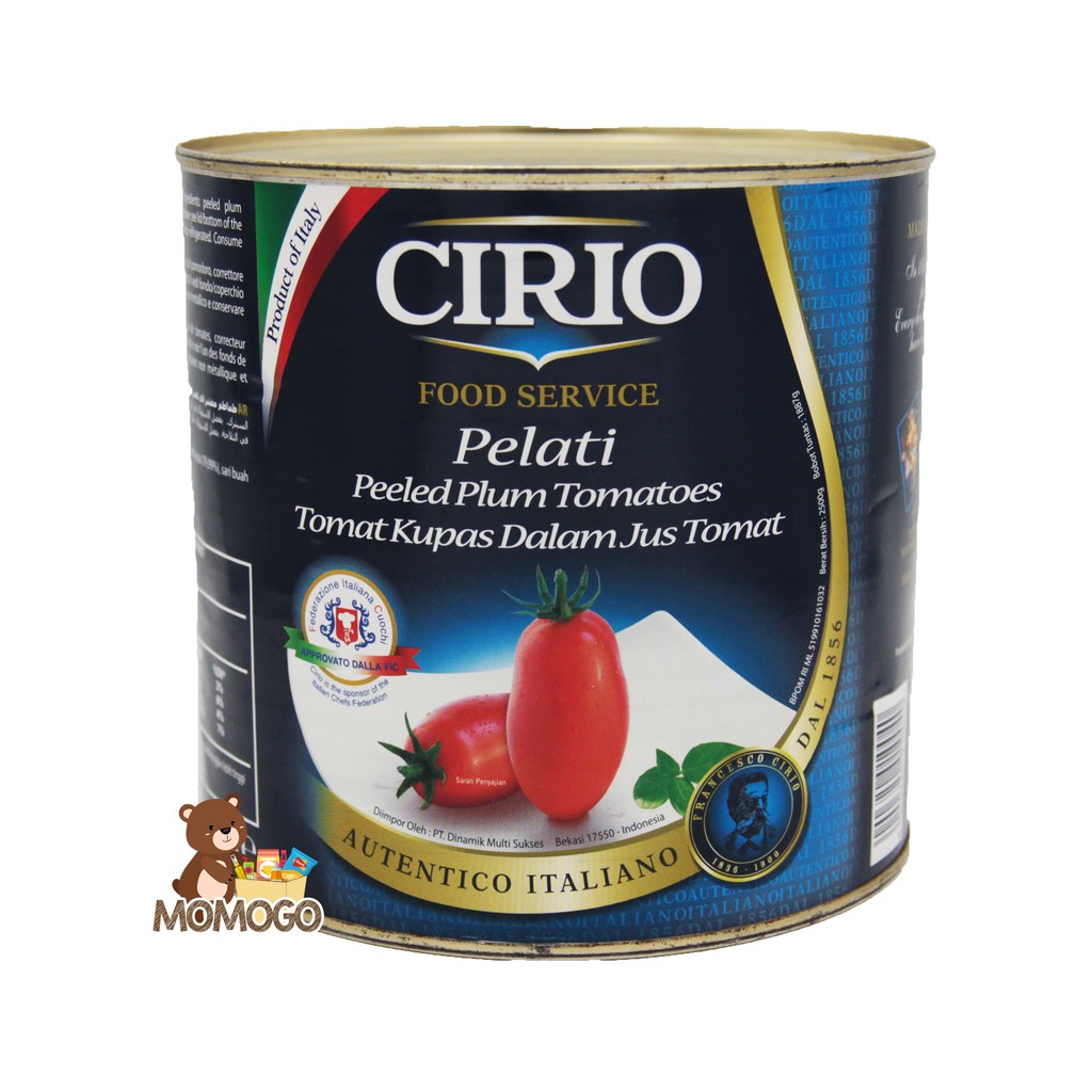 CIRIO PELATI /WHOLE PEELED TOMATOES 2.5KG