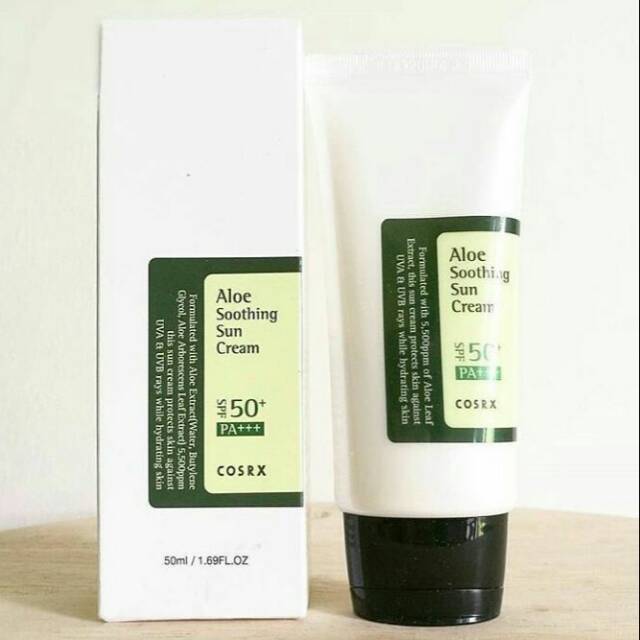 Bpom Cosrx Aloe Soothing Sun Cream Spf 50 Pa 50ml Shopee Indonesia
