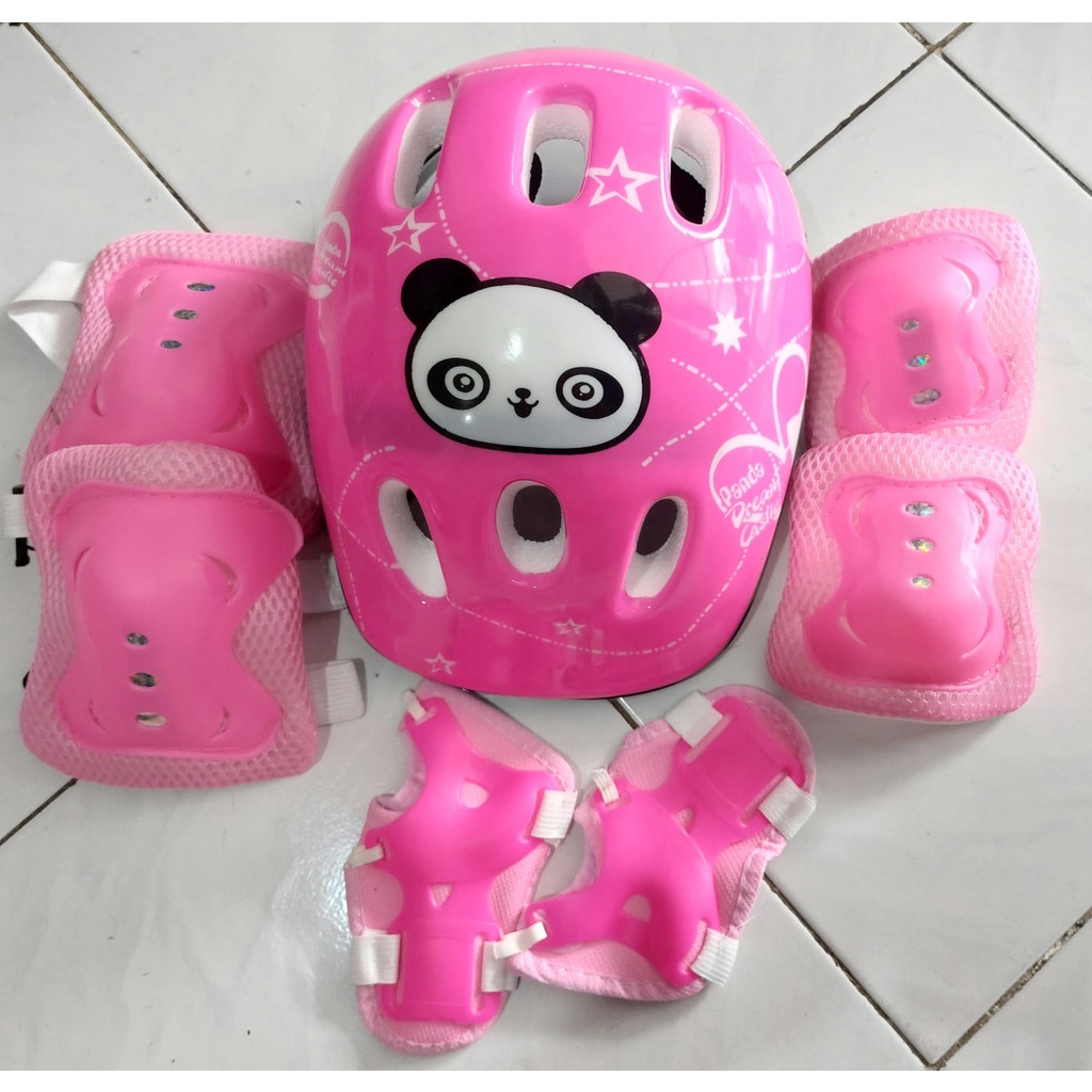 Helm Dekker Anak Anak Motif Protektor Sepeda Sepatu Roda Helm Dekker Anak