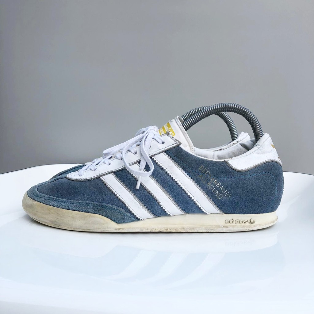 adidas beckenbauer blue and white