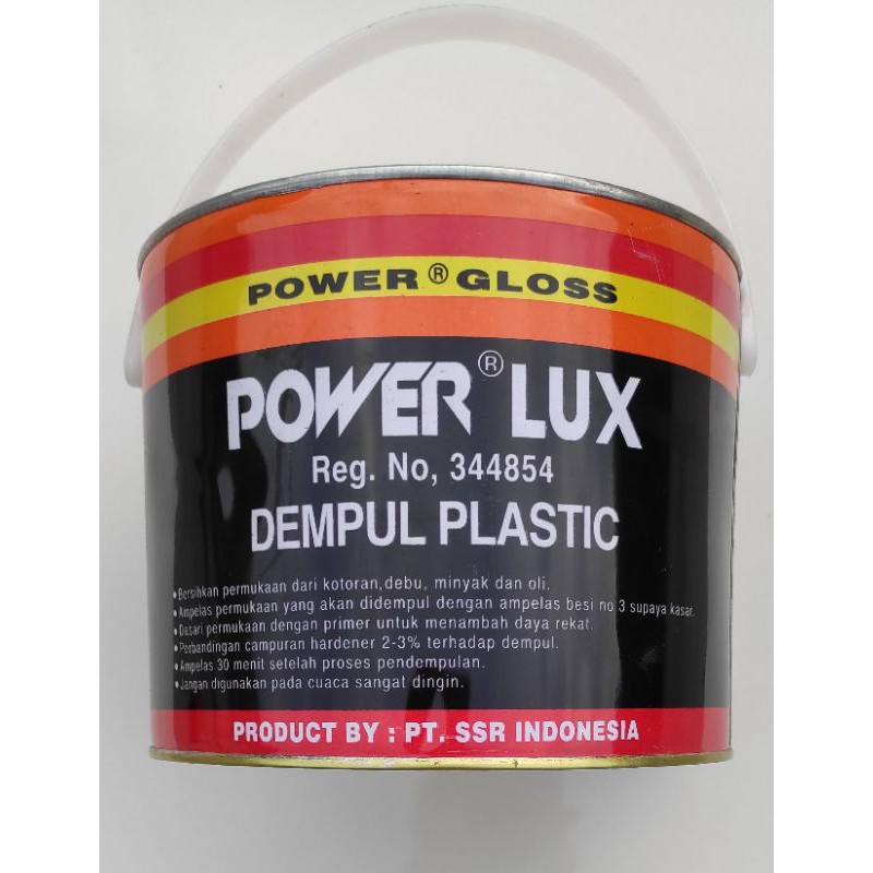 DEMPUL BESI / DEMPUL KAYU / DEMPUL PLASTIK POWER LUX  4KG