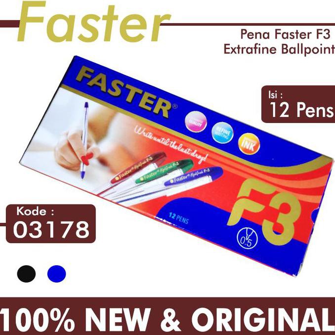 

Best Produk] Pena Faster F3 Extrafine