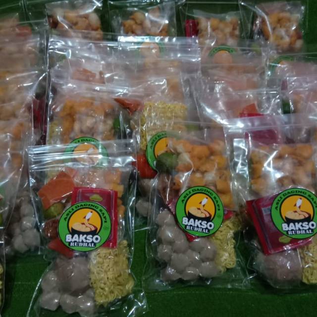 

Bakso paket kumplit mercon biasa 1kg muat 3/4