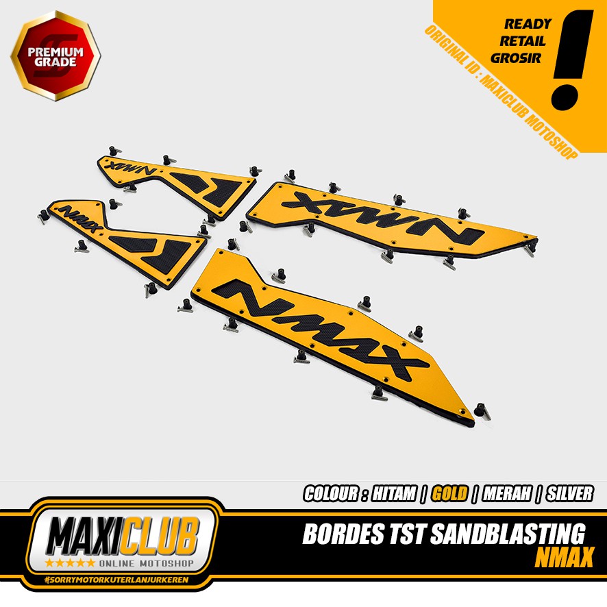 variasi NMAX bordes boardrest pijakan tatakan kaki plat variasi NMAX bordes boardrest pijakan tatakan kaki plat