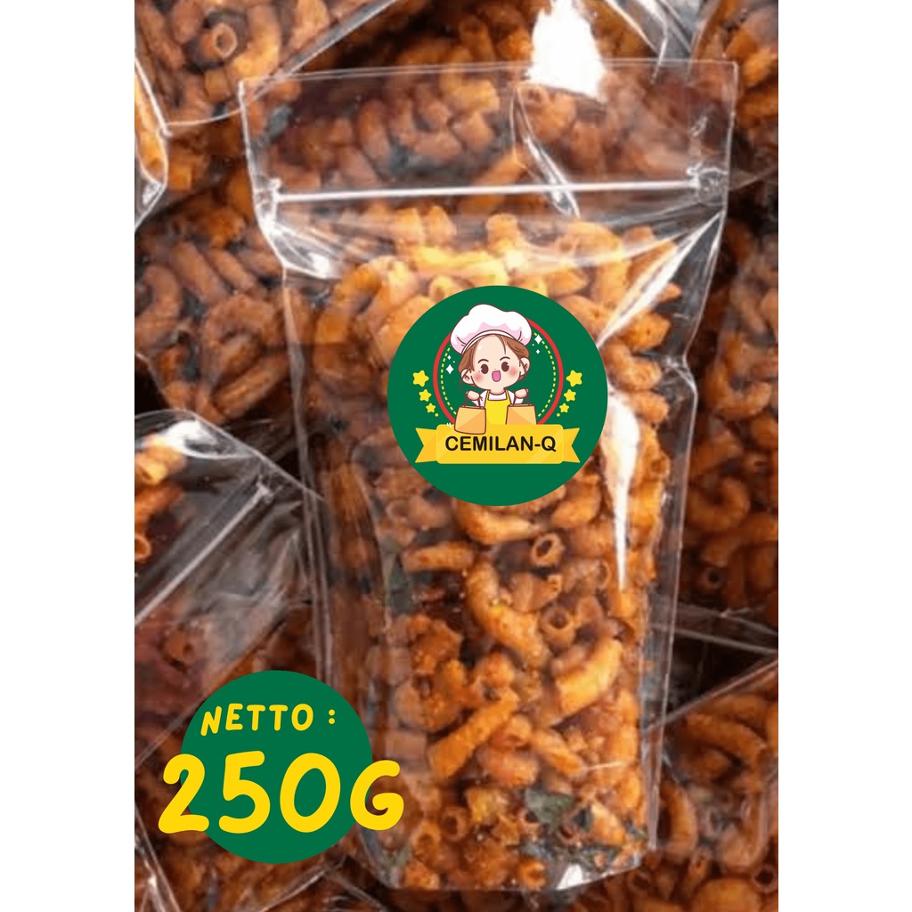 

Makaroni Pedas asin daun bawang 100% Ori 250G