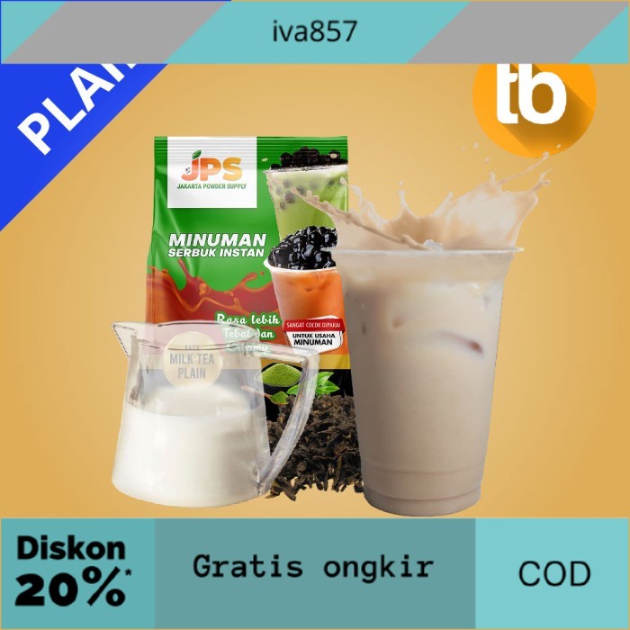 

PROMO JPS Bubuk Milk Tea Plain (Bubuk minuman dan makanan) GRATIS ONGKIR