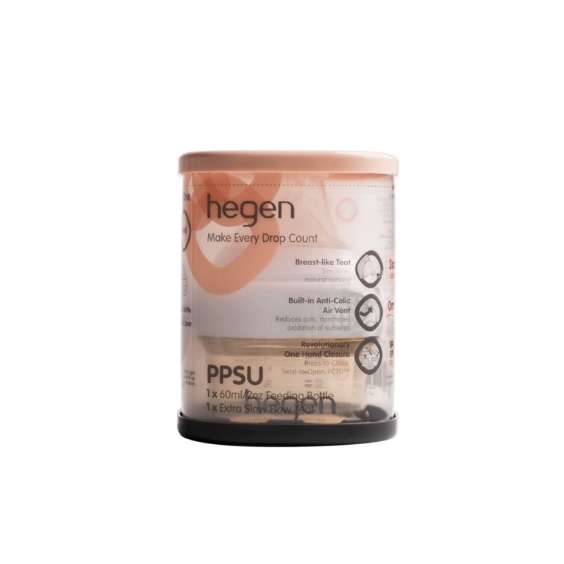 Hegen Feeding Bottle PPSU (all varian) 60ml, 150ml, 240ml