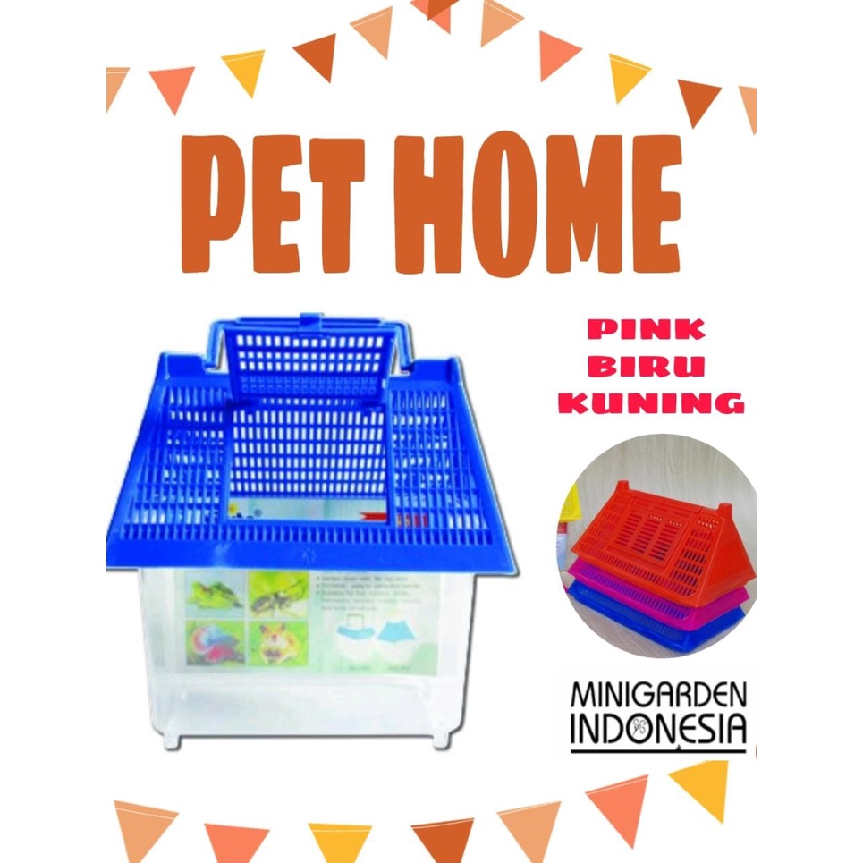 PET HOME AQUARIUM MINI TOPLES CUPANG RUMAH KURA KURA REPTIL NIKITA