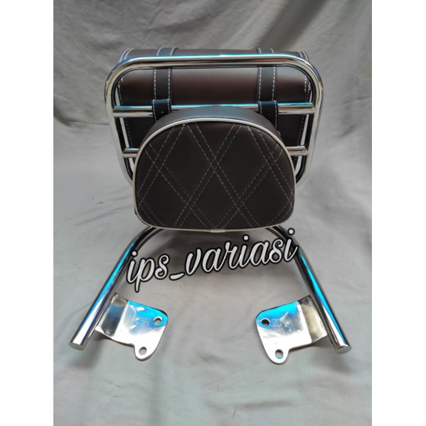 Sandaran Backrack Behel Belakang New Scoopy dan Geneo 2020 2021