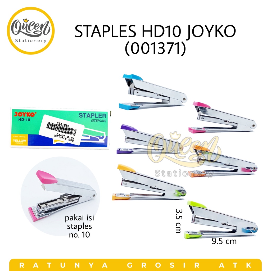 

1 PCS STAPLER HD10 JOYKO / STAPLES KECIL / JEPRETAN JOYKO (001371)