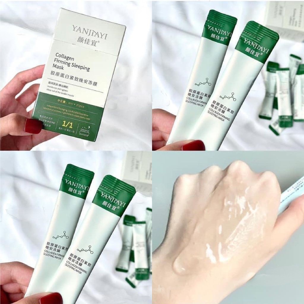 Jelly Sleeping Mask Mask Skin Care Mask Sleeping Collagen 150g Tidur Pada Malam Meningkatkan Efisiensi Penyerapan Kolagen Menghidrasi Dan Melembabkan