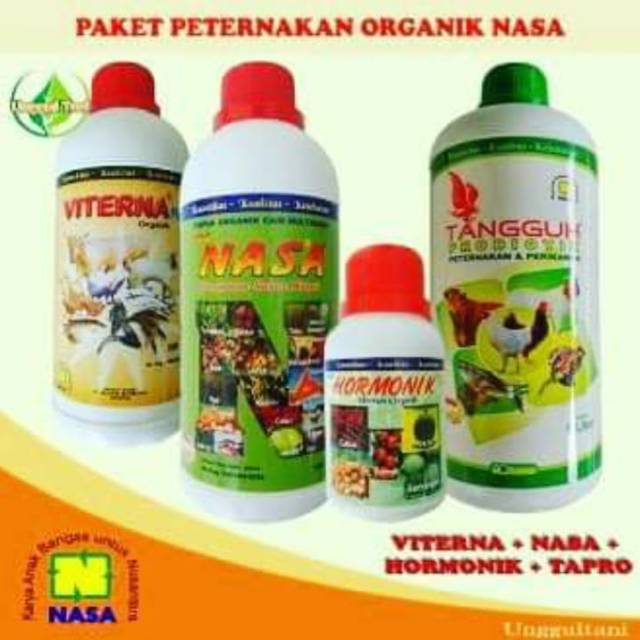 Paket Vitamin Penggemukan Ternak Komplit ( Viterna, Nasa, Hormonik, Tapro ) Agen Nasa Medan