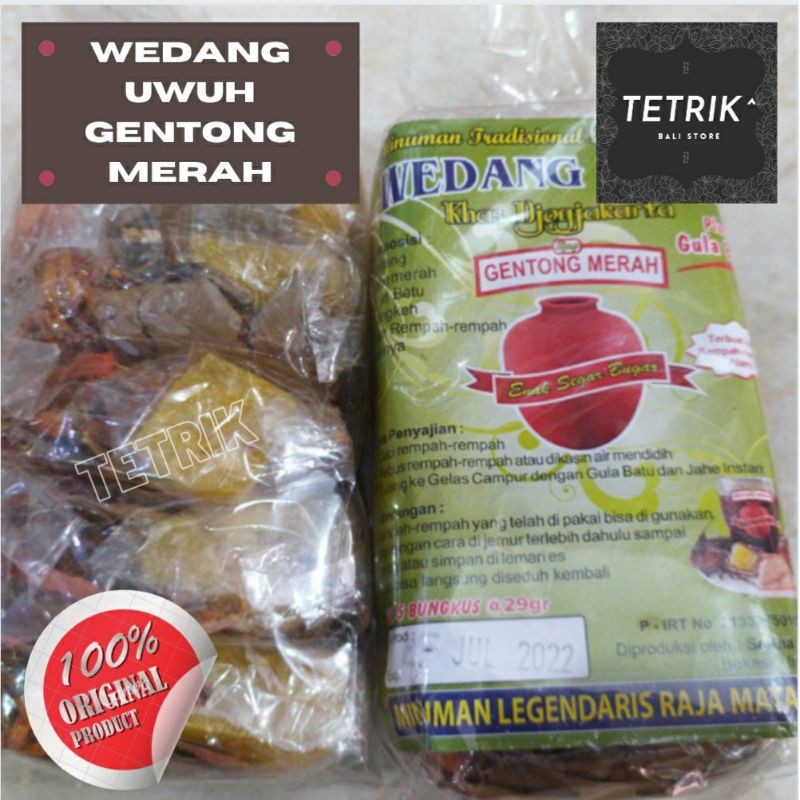 

wedang uwuh asli wedang original cap gentong merah