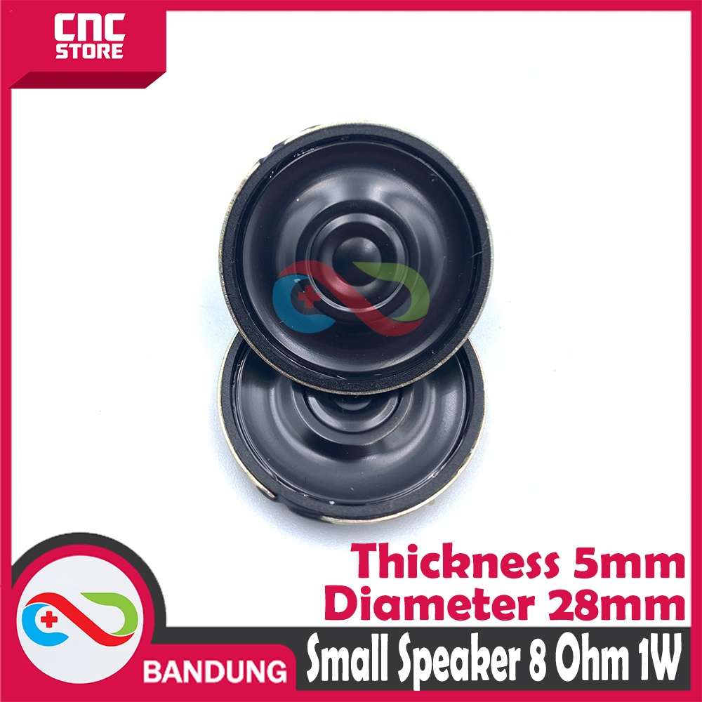 SMALL SPEAKER THICKNESS 5MM DIAMETER 28MM 8R 1W 1W 8OHM