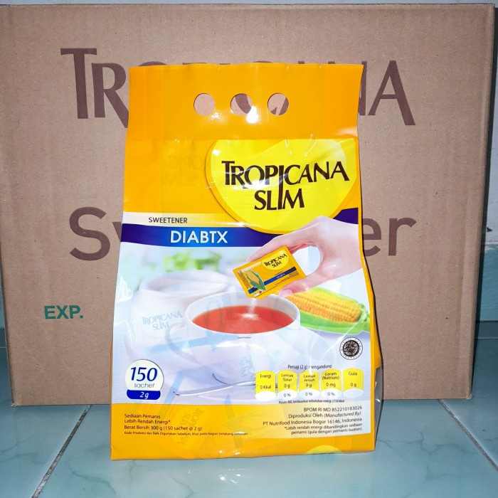 

ufd6021 Tropicana Slim Sweetener Diabtx 150 Sachet Fsfs201