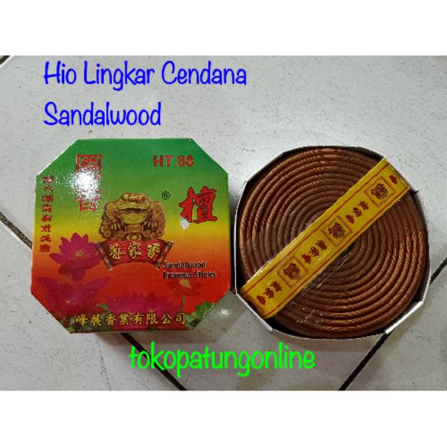 Hio Lingkar Cendana Sandalwood isi 10