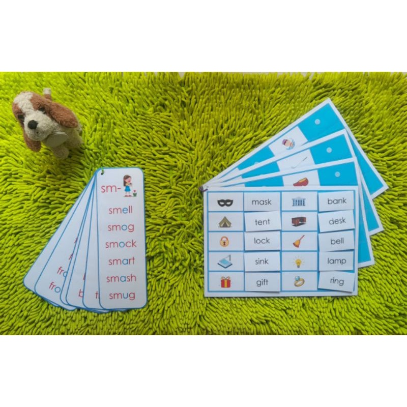 

alat peraga membaca montessori consonant blend