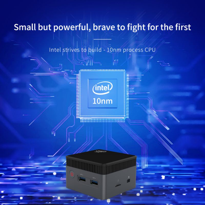 Mini PC M6S / ZX01 Intel Jasperlake N5105 Dual HDMI 4K Windows 11 Pro