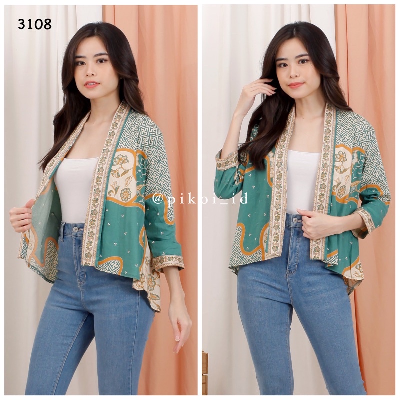Atasan batik murah / blazer batik murah / blazer batik bolak balik / outer batik katun murah / 241